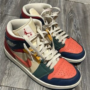 Nike Multicolor High-Top Sneakers